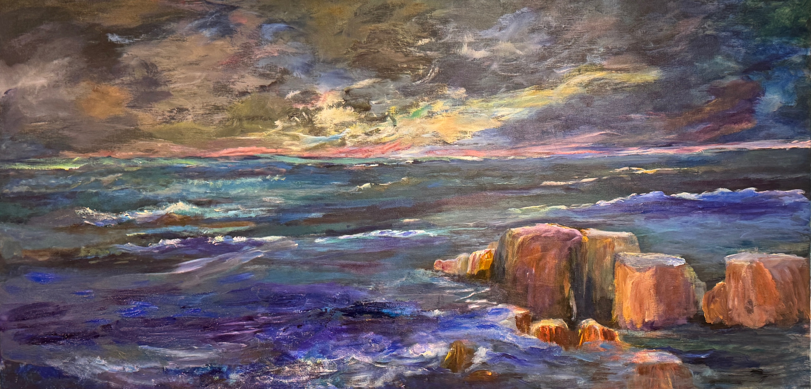 acrylic painting on canvas